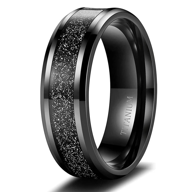 TIGRADE Mens 8mm Black