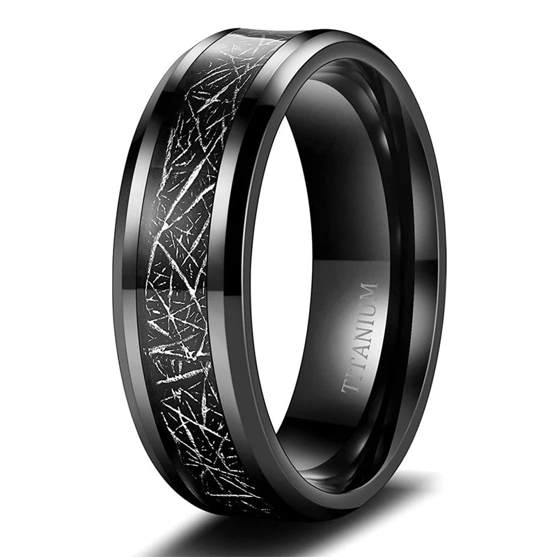 TIGRADE Mens 8mm Black