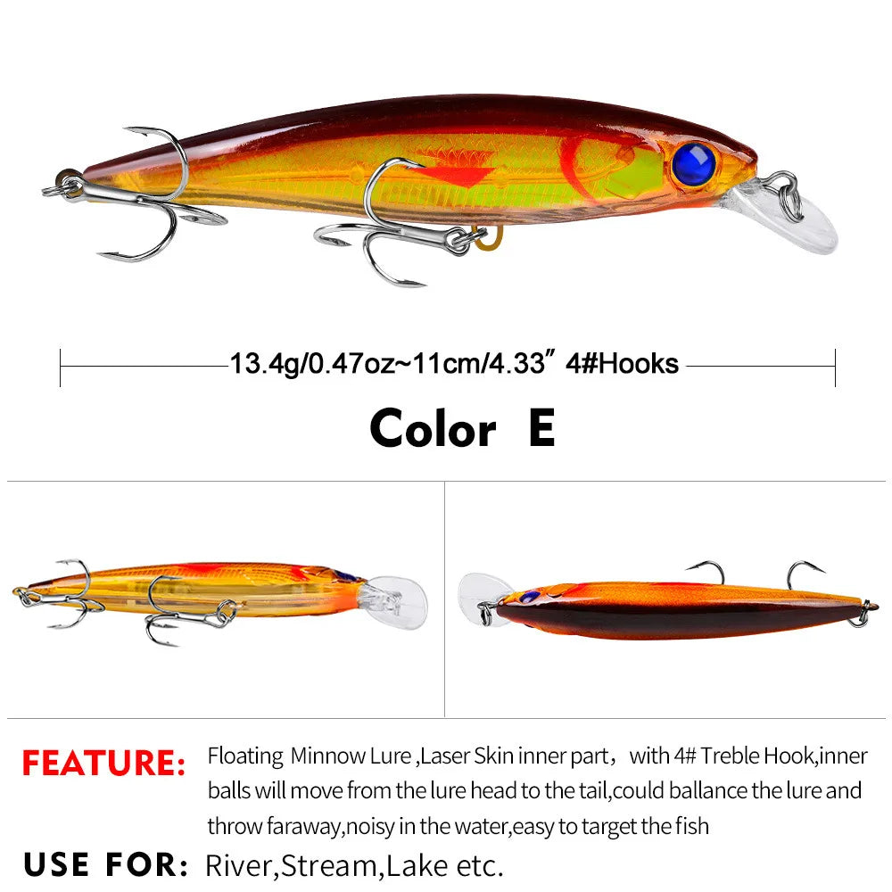 Leurre de Pêche Japan Minnow – Swimbaits Artificiel Hard Bait (1 pcs)