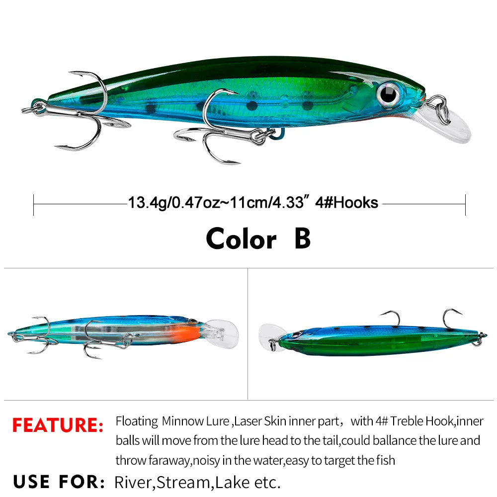 Leurre de Pêche Japan Minnow – Swimbaits Artificiel Hard Bait (1 pcs)