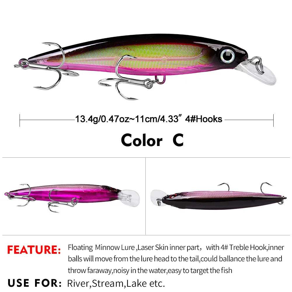 Leurre de Pêche Japan Minnow – Swimbaits Artificiel Hard Bait (1 pcs)