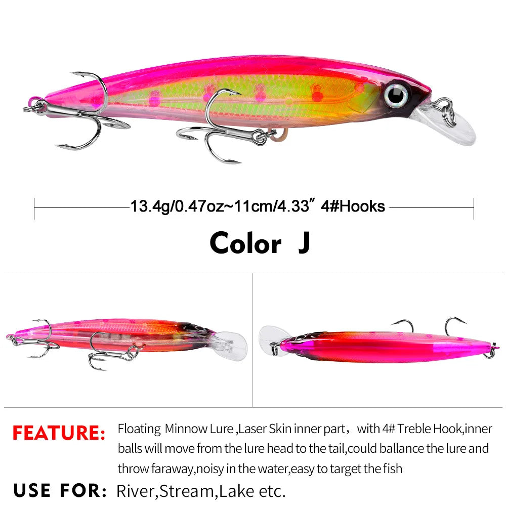 Leurre de Pêche Japan Minnow – Swimbaits Artificiel Hard Bait (1 pcs)