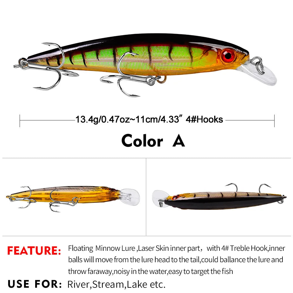 Leurre de Pêche Japan Minnow – Swimbaits Artificiel Hard Bait (1 pcs)