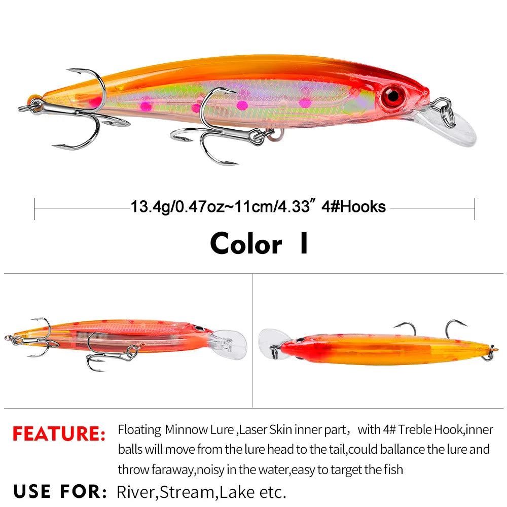 Leurre de Pêche Japan Minnow – Swimbaits Artificiel Hard Bait (1 pcs)