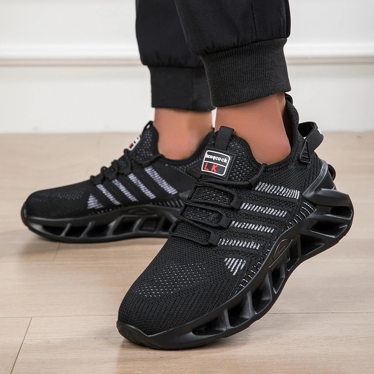 Baskets Mode Homme — Semelle Épaisse, Mesh Respirant, Toutes Saisons