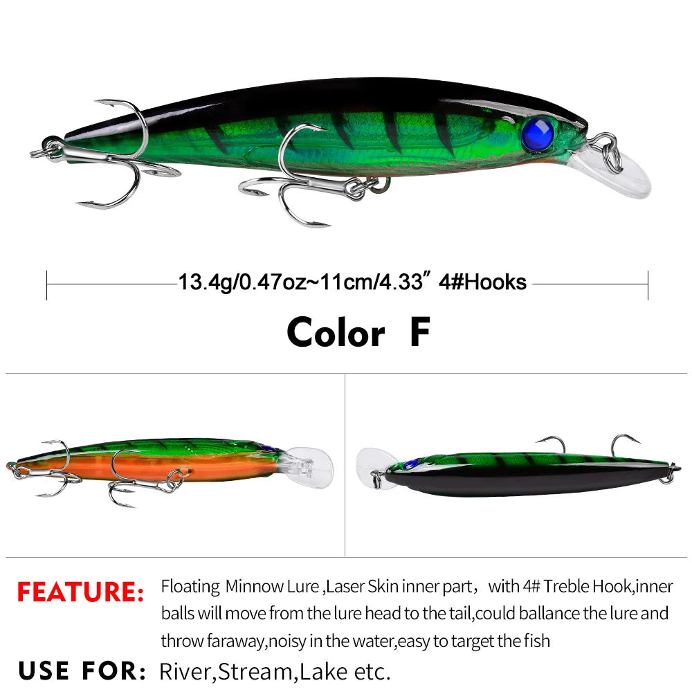 Leurre de Pêche Japan Minnow – Swimbaits Artificiel Hard Bait (1 pcs)